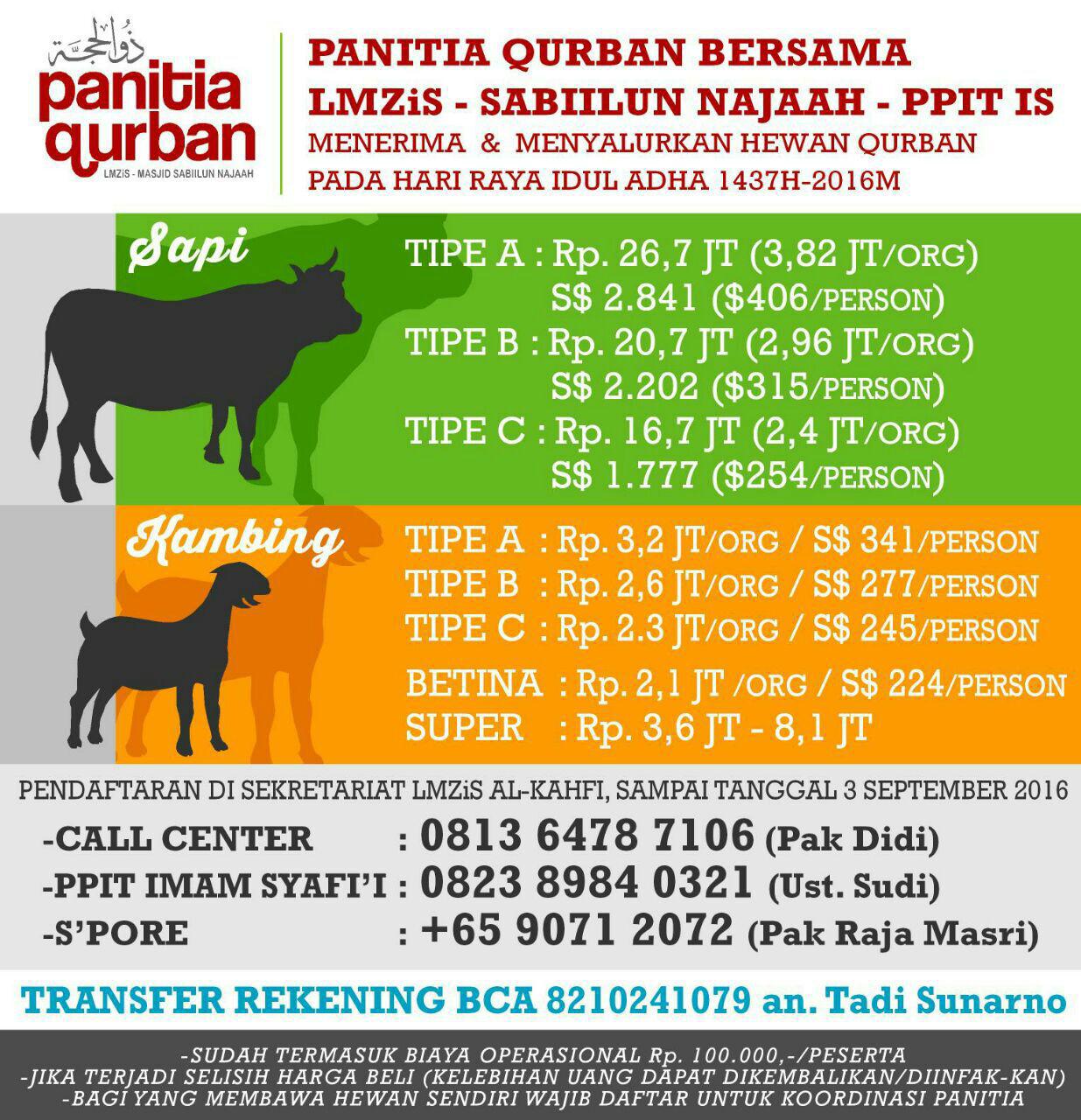 Paling Keren Pamflet  Menerima Hewan Qurban  Little 